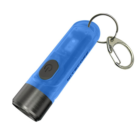 NITECORE TIKI GITD Blue 300 Lumen USB Rechargeable Keychain Flashlight with UV & High CRI Light TIKI-GITD